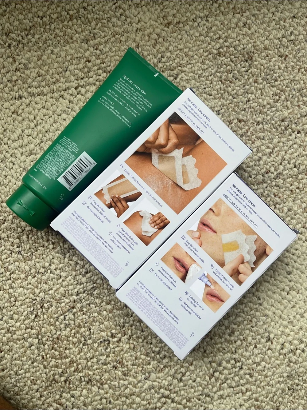 Flamingo Wax Kits & Daily Moisturizing Lotion